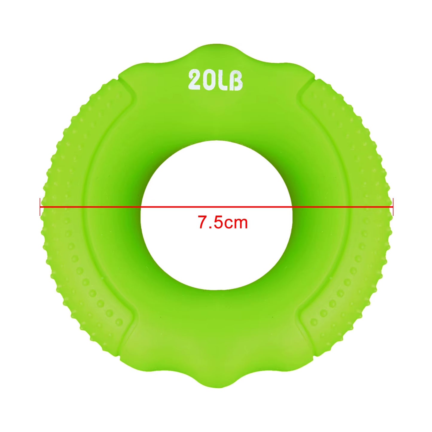 O Hand Gripper Grip Silicone Ring Hand Resistance Band Finger Stretcher-Exercise for Forearm Wrist Training Carpal Hand Expander