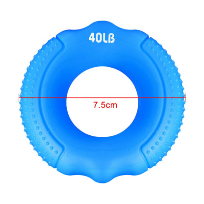 O Hand Gripper Grip Silicone Ring Hand Resistance Band Finger Stretcher-Exercise for Forearm Wrist Training Carpal Hand Expander