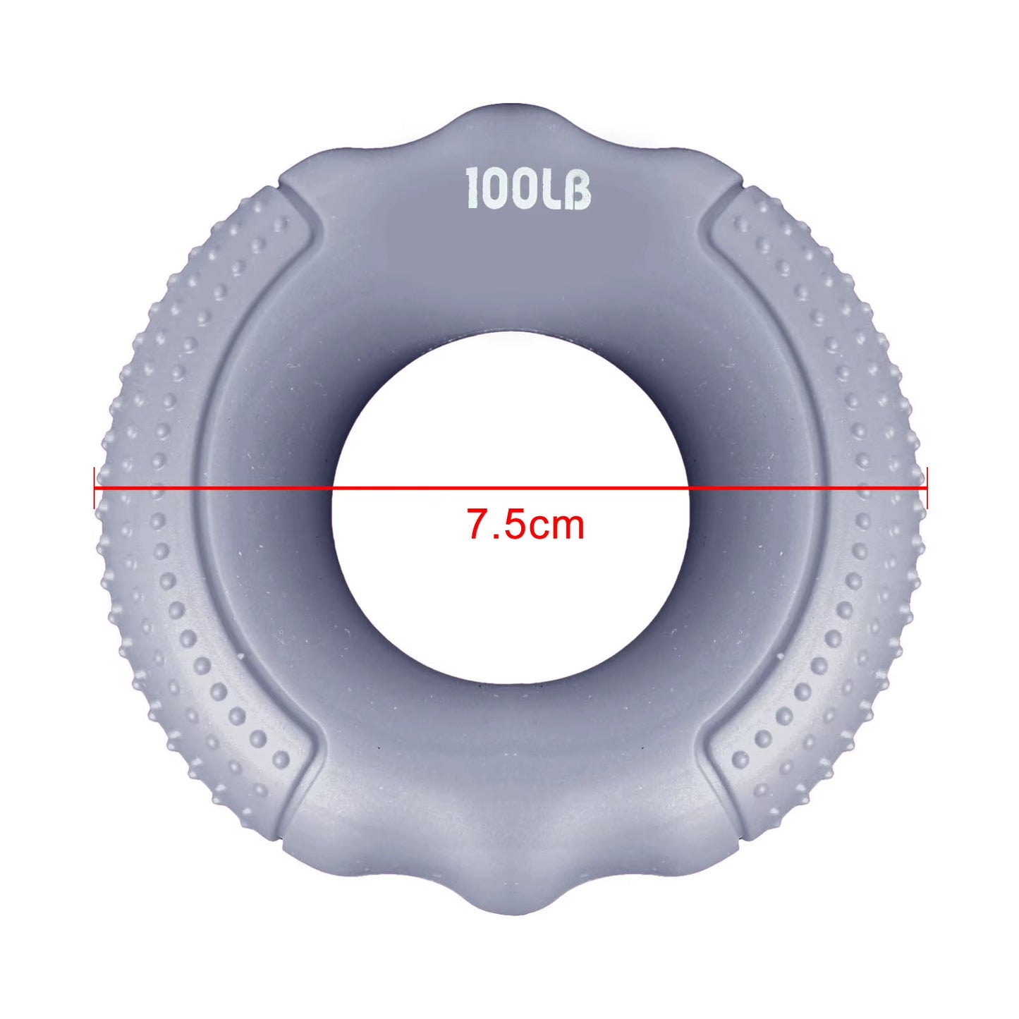 O Hand Gripper Grip Silicone Ring Hand Resistance Band Finger Stretcher-Exercise for Forearm Wrist Training Carpal Hand Expander