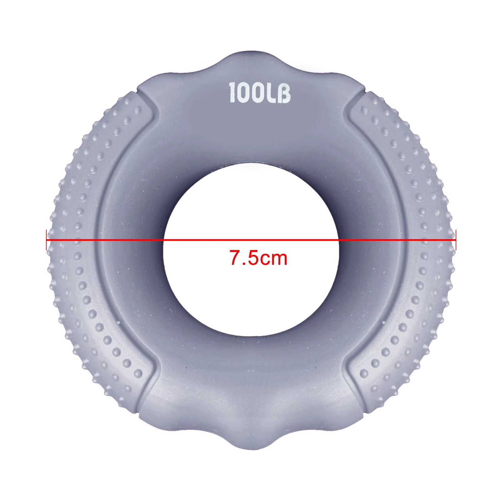 O Hand Gripper Grip Silicone Ring Hand Resistance Band Finger Stretcher-Exercise for Forearm Wrist Training Carpal Hand Expander